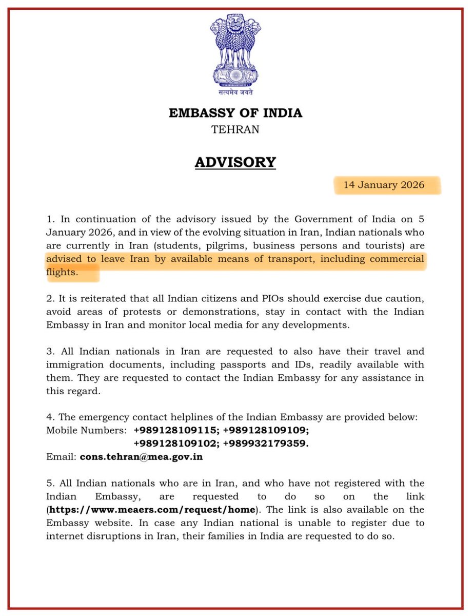 thehawkeyex's tweet photo. Indian embassy in Iran to Indian students:

5-Jan: leave Iran
14-Jan: leave Iran
23-Feb: leave Iran

Stranded students to Indian govt:

1-Mar: we are having anxiety attack so evacuate us at free of cost in a business class, welcome with a rose, and provide transport till home.