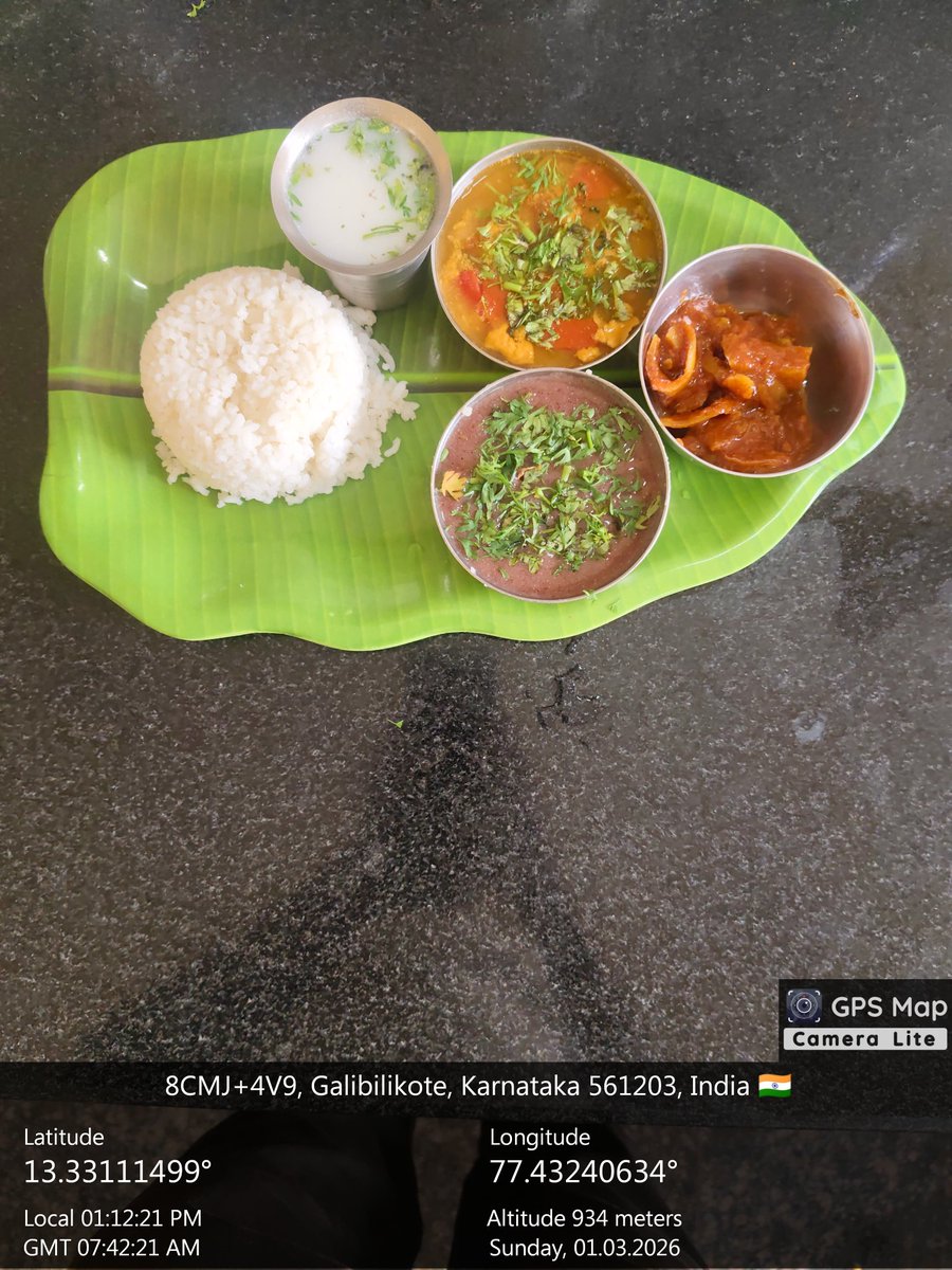 krcrs660's tweet photo. Today's Lunch for KRCRS MADESHWARA DODDABALLAPURA  #SocialAudit_SWDMeals #SocialWelfare_Karnataka https://t.co/2nZMoe2Wvr