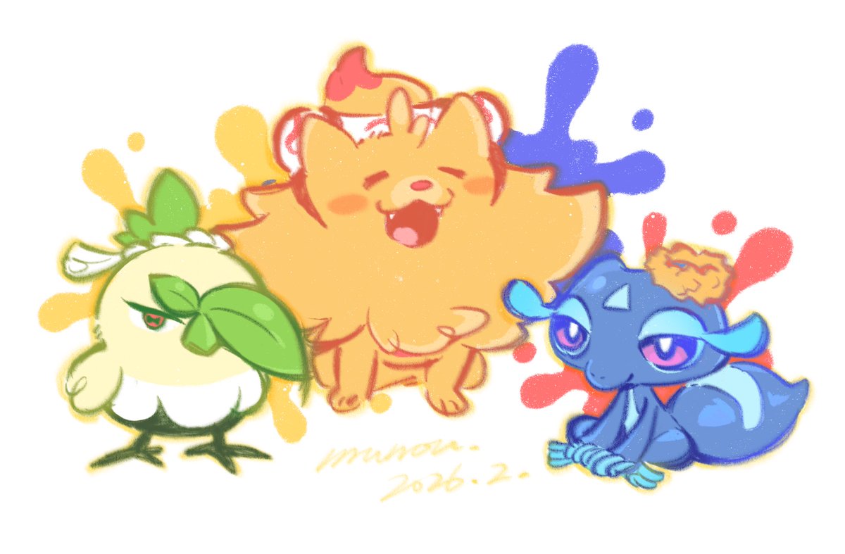 色付け ~#すりみ連合 #ポケモン風波
