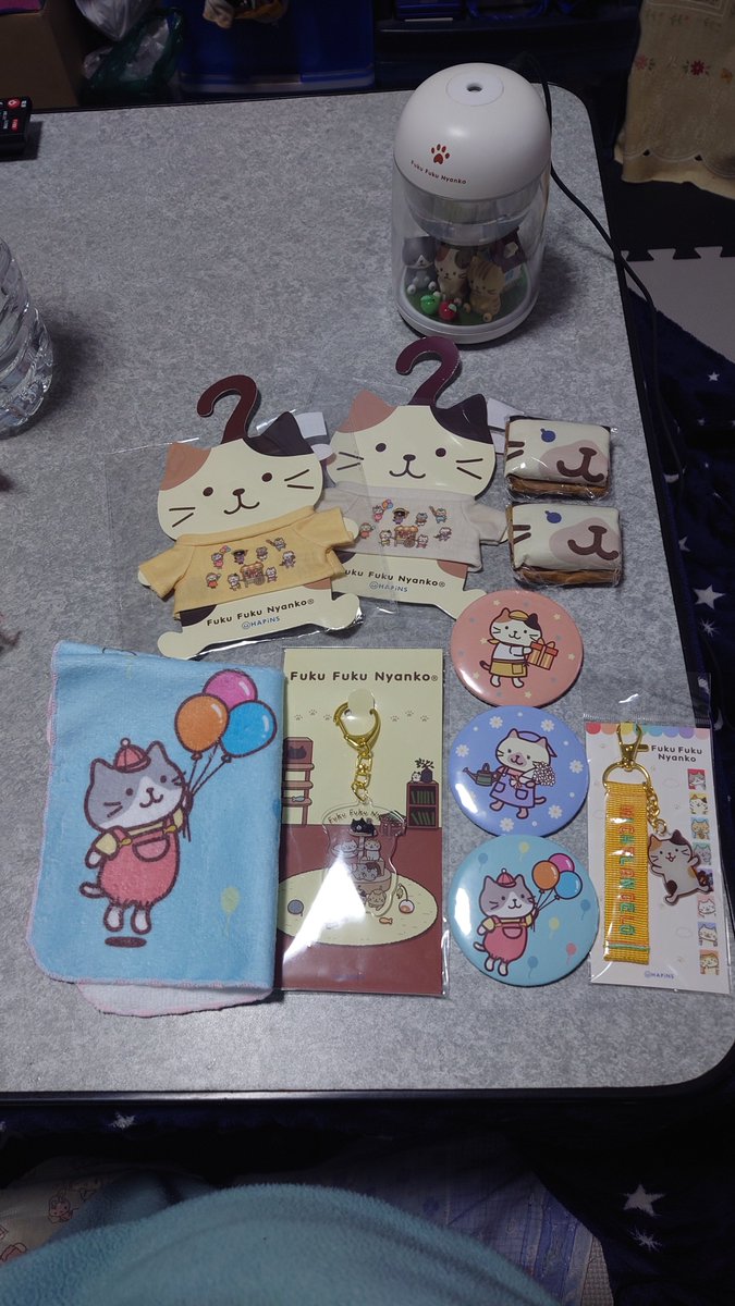 昨日ゲットした 戦利品✨ ふくにゃんマーケット もう手に入らないって