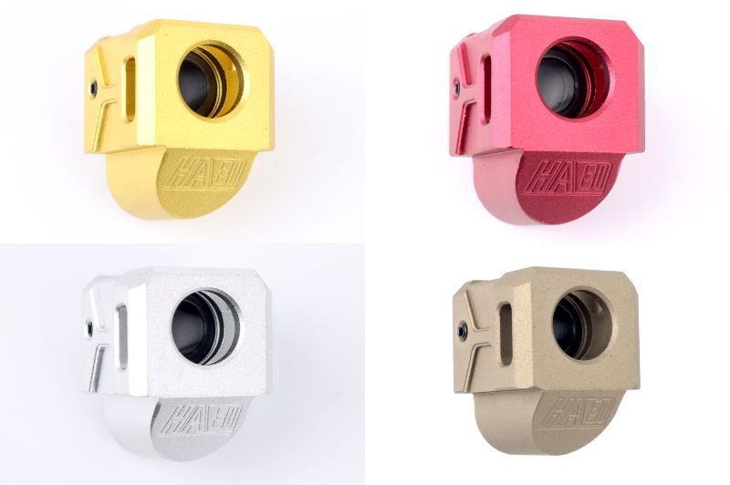 HAED HC95 V1 (No Fins)をモデルにした14mm逆ネジ対応コンペンセイター

14mm逆ネジと付属アダプターで11mm正ネジに装着可能
左右のイモネジを締める事で、位置固定が行えます。

重心の変更、反動制御の向上などに効果があります。

※エアガン用（玩具）のパーツになります。

#GUNDAY #SFBC