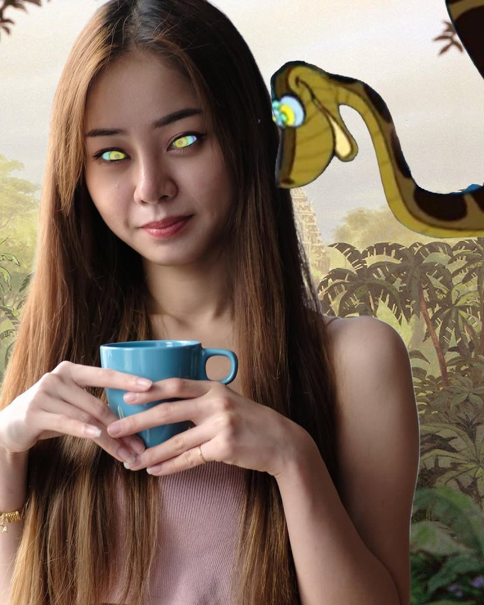 Yes Kaa I am hypnotized in the jungle and happy,,, art by my sexy harem sister <a href="/girlcubisabella/">Jungle Kardashian</a>