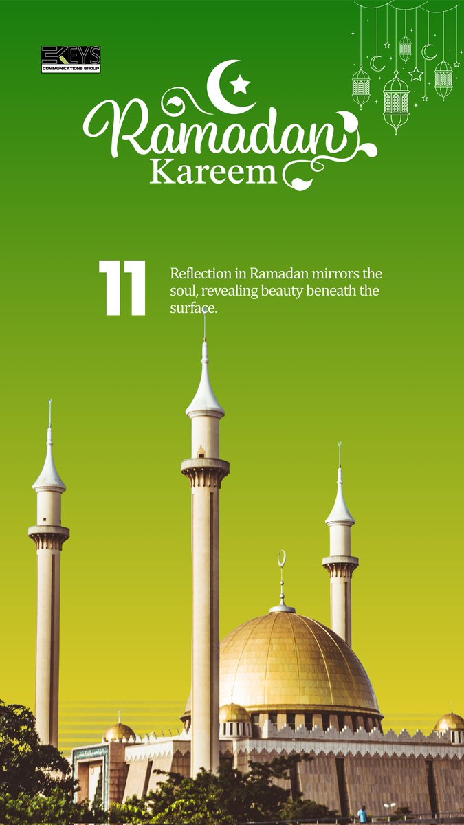 3keyscomms2's tweet photo. Reflection in Ramadan mirrors the soul, revealing beauty beneath the surface.

Pause.
Reflect.
Refine.

Ramadan Mubarak 🌙✨

#Ramadan #Reflection #Faith https://t.co/dqw4REi8Xx