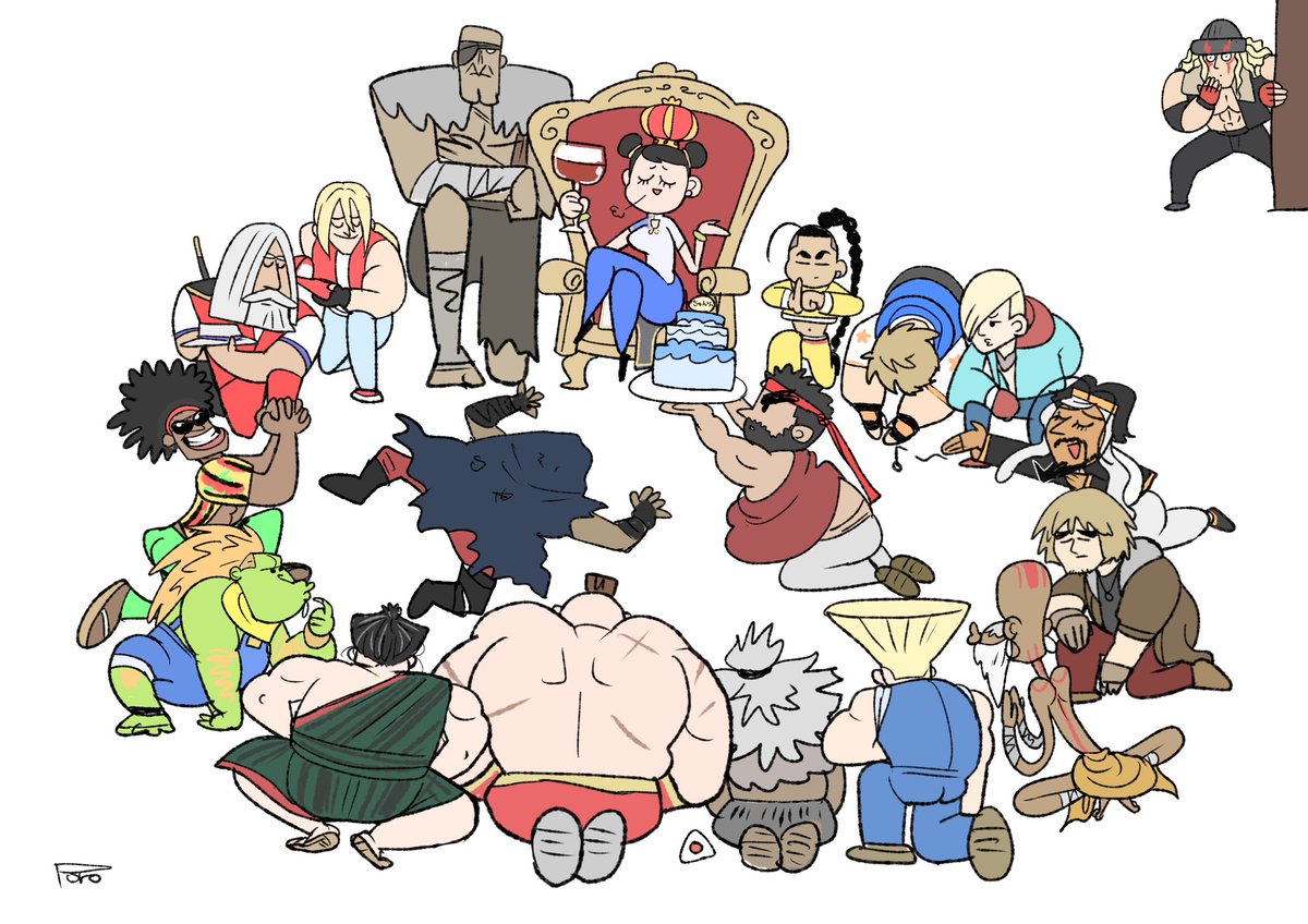 ふっ すべての おとこたちは わたしのまえに ひざまづくのよ！！

#春麗生誕祭