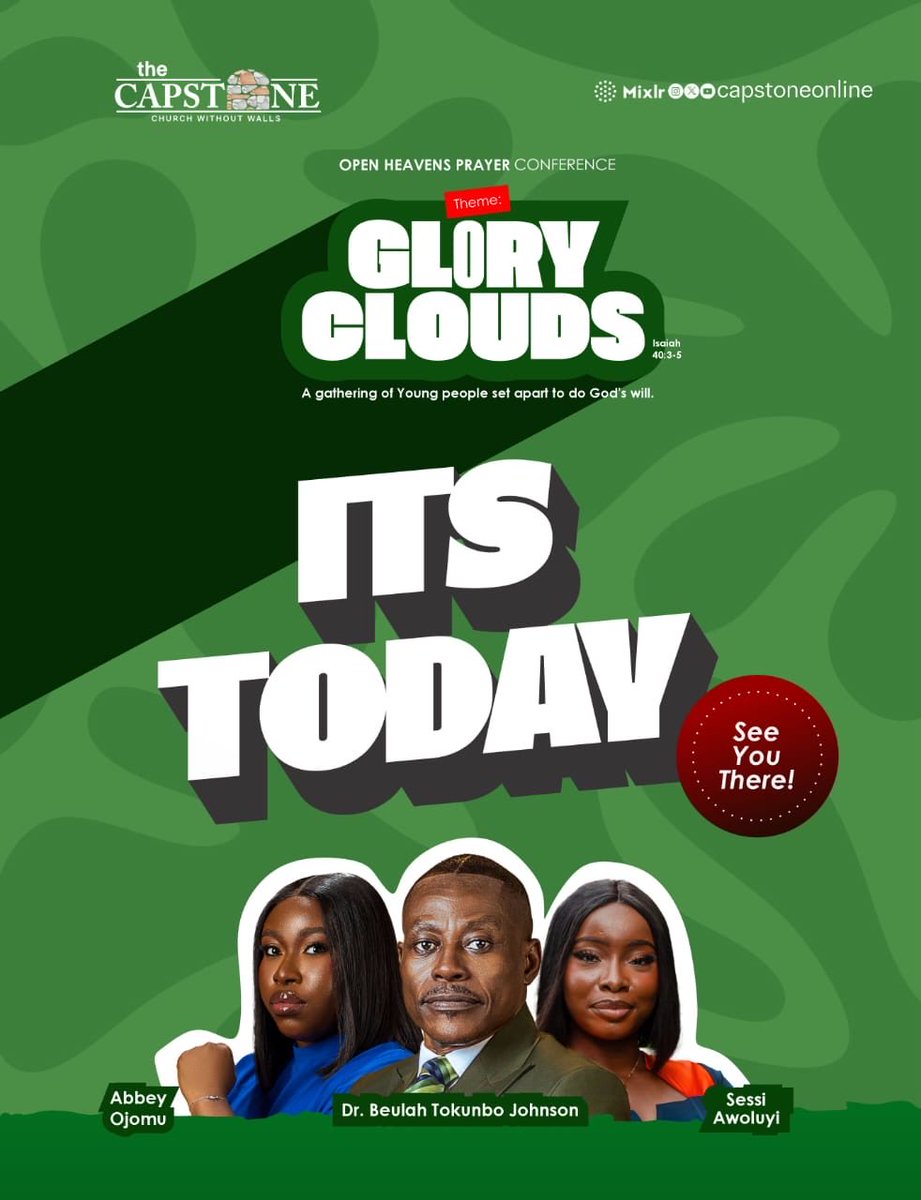 Glory Cloud Has Gathered! It’s about to rain! 

What Is On The Menu:       
• Prophetic Worship
• Prophetic Intercession
• Personal Prophecy                                                     • Prophetic Activation

The Spirit and the Bride says ‘Come…!’