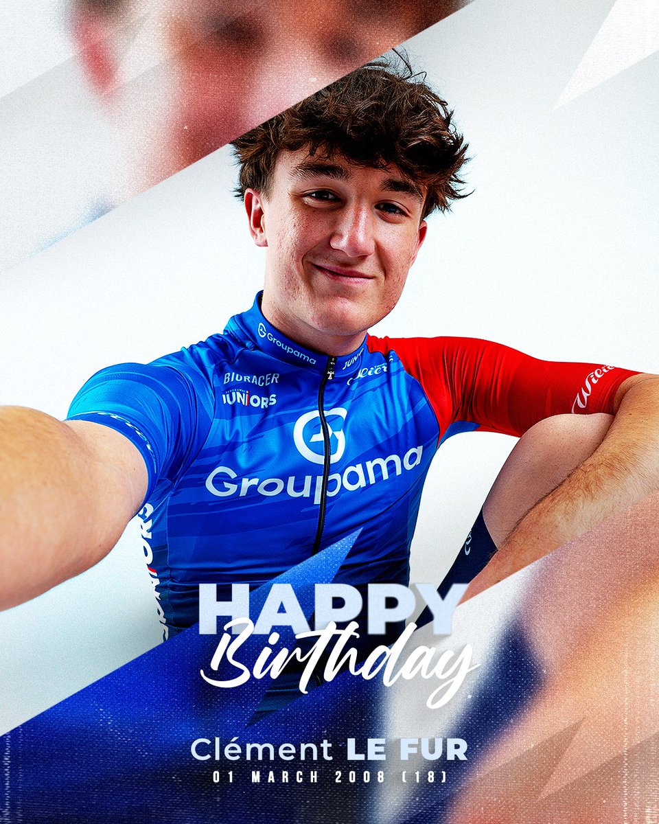 🤗 C'est ton jour Clément !
🎆 𝗝𝗼𝘆𝗲𝘂𝘅 𝗮𝗻𝗻𝗶𝘃𝗲𝗿𝘀𝗮𝗶𝗿𝗲 à notre jeune membre du Programme Juniors qui fête ses 18 ans !