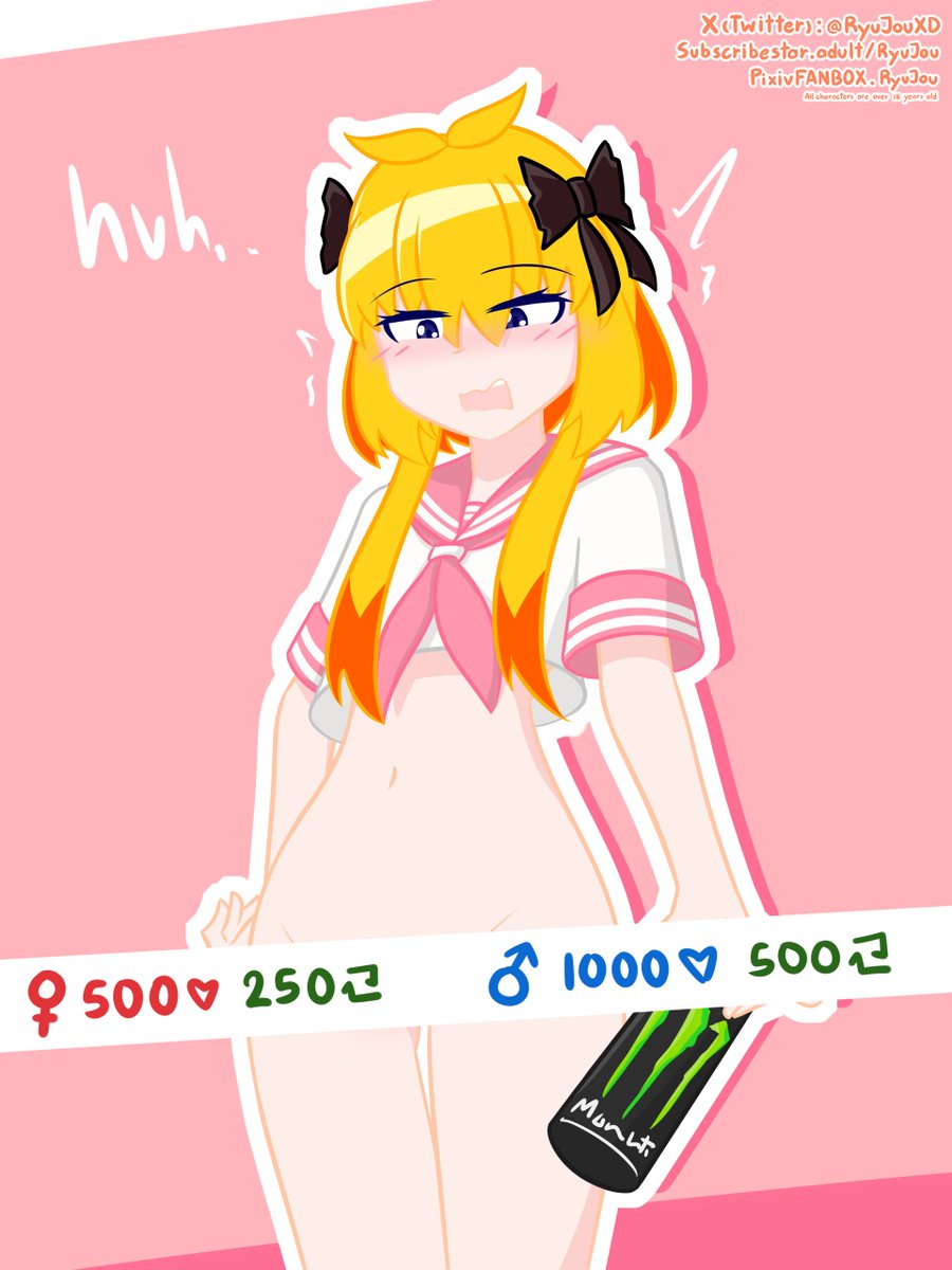 🔞💦Huh..?
.
[New R18 Artwork] for supporter :          
(CEN เซ็นนิดหน่อย) ryujou.fanbox.cc/posts/11490847   
(NoCEN ไม่เซ็นเลย) subscribestar.adult/posts/2347879
.
⏲️Challenge end in 7/3/2026