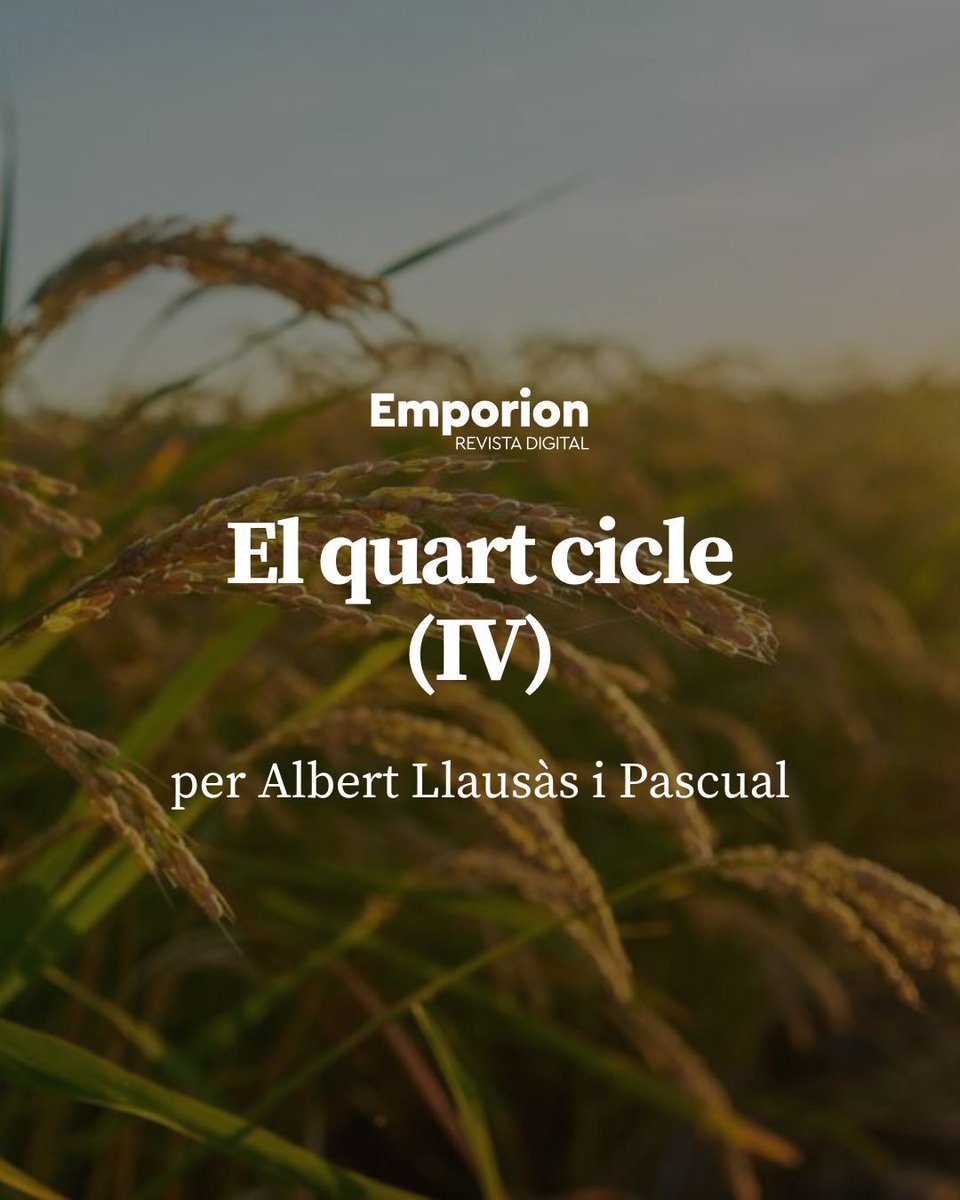 🌾 La seguretat no vindrà de consumir més aigua

Albert Llausàs tanca la sèrie amb una tesi valenta: ampliar regadius és una "fugida cap endavant". Cal trencar tabús: és hora de plantejar el retorn al secà per salvar la pagesia?

Llegiu-lo a Emporion 🔗 buff.ly/VrzvD9Z