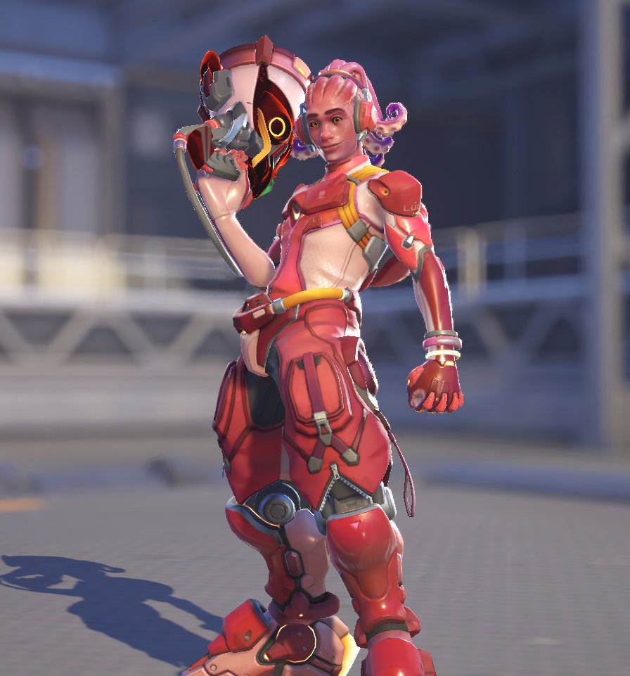 Finally got my first crimson wolf finish!! and it matches my favorite skin!!! 😁😁