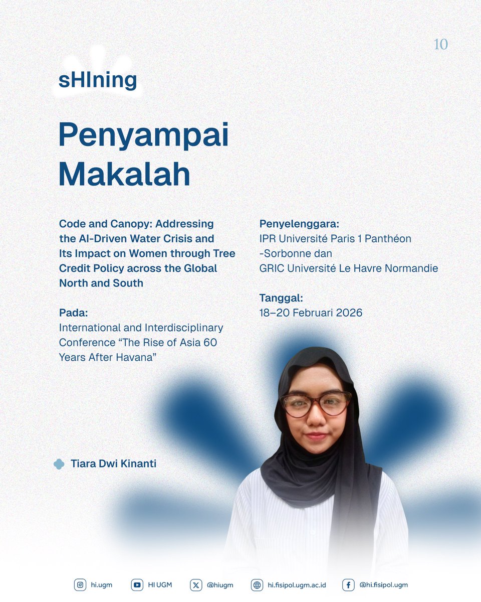 Departemen Ilmu Hubungan Internasional UGM tweet media