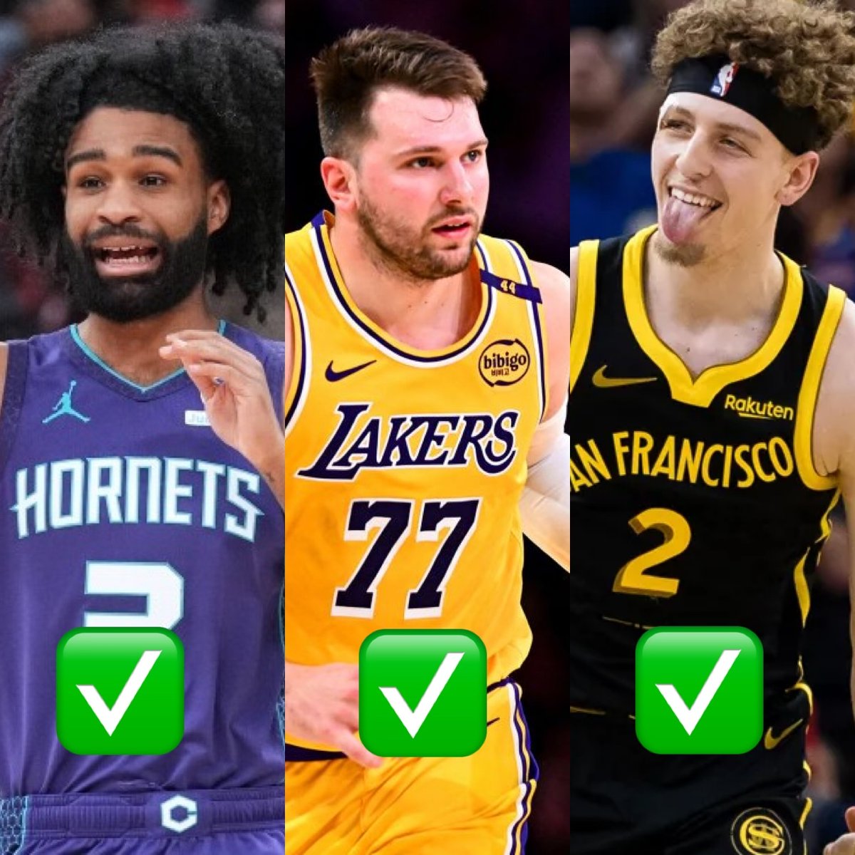 nazeaster's tweet photo. 2/28 NBA Props RECAP 🏀

Coby White o9.5 PR ✅ {3🌟}🪜
Luka Dončić o7.5 AST ✅  {4🌟}
Brandin Podziemski o9.5 RA ✅ {5🌟}
Tari Eason o13.5 PTS ❌ {5🌟}

HIT 💚 Tap if you tailed https://t.co/JRB9z3TGSp