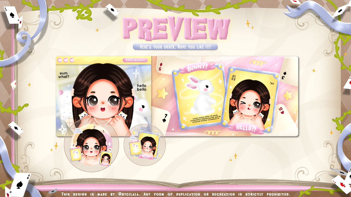 Hallooow kak <a href="/pautd/">brii</a> sekali lagi happy birthday akak🥳🎂✨ Terimakasih udh bagi2 layout lucuuuu nan gemassss iniii, semoga rezeki nya di ganti dengan berkali-kali lipat aamiin