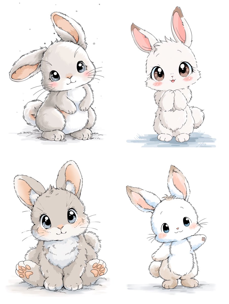 Post by ぶえ〜 on X: うさぎ --p