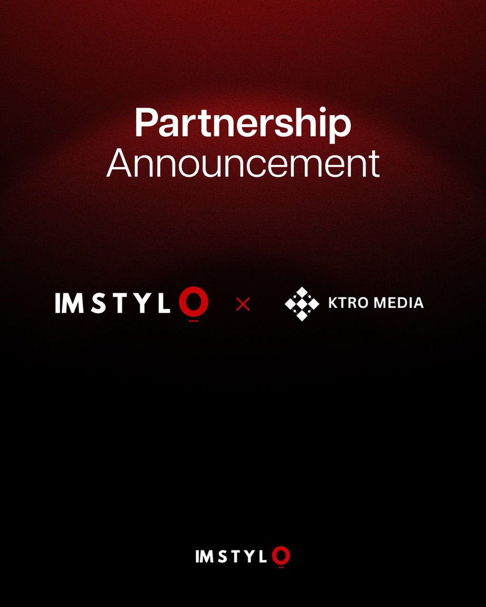 KtroMedia's tweet photo. 🚨 Partnership Announcement 🚨

@KtroMedia is excited to announce our partnership with @ImStylo_web3  🤝

This collaboration brings new opportunities to connect creativity, media, and digital innovation,  empowering creators and communities through Web3.

Stay tuned for more updates as we build the future together.

#IMSTYLO #KTROMedia #Partnership #Web3 #Airdrop #Blockchain #DigitalInnovation