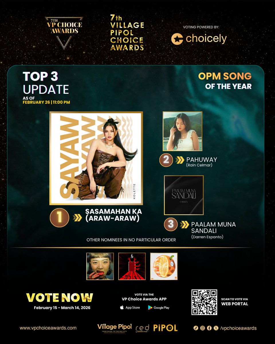 VP Choice Awards tweet media
