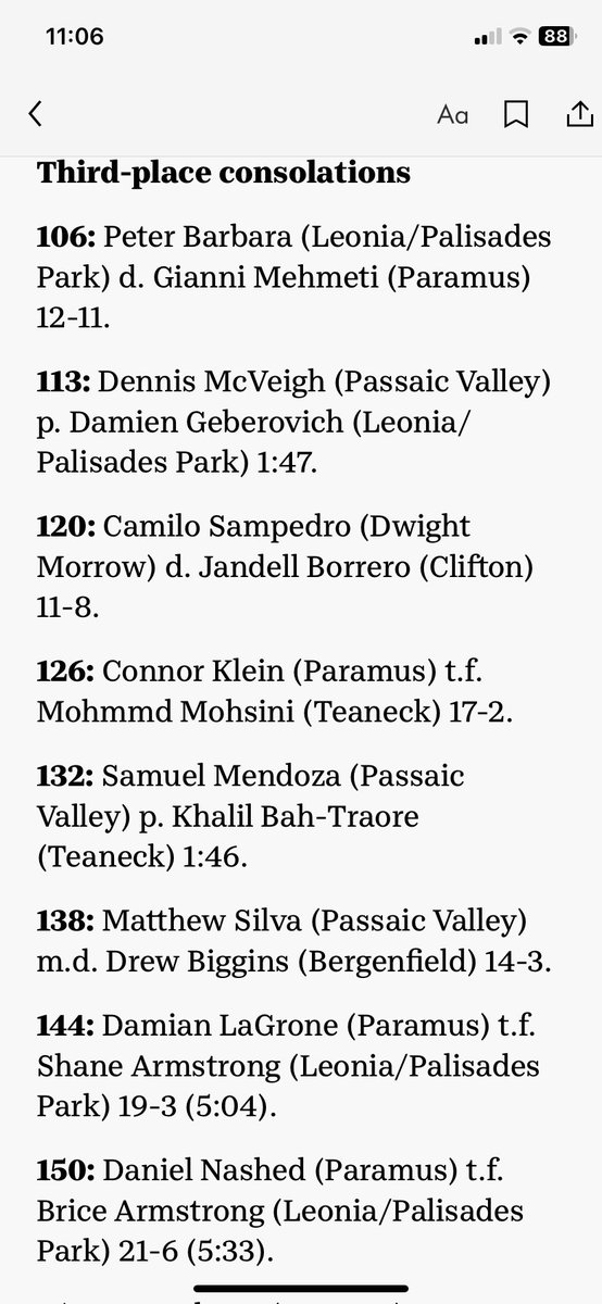 Paramus HS Wrestling tweet media