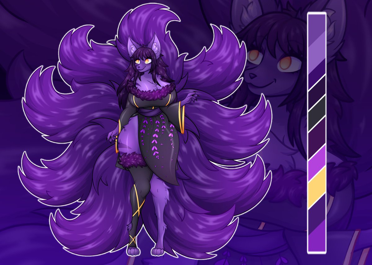 Full furry form of my kitsune OC Himari

Commission from <a href="/yyukiartt/">✨yuki✨</a>