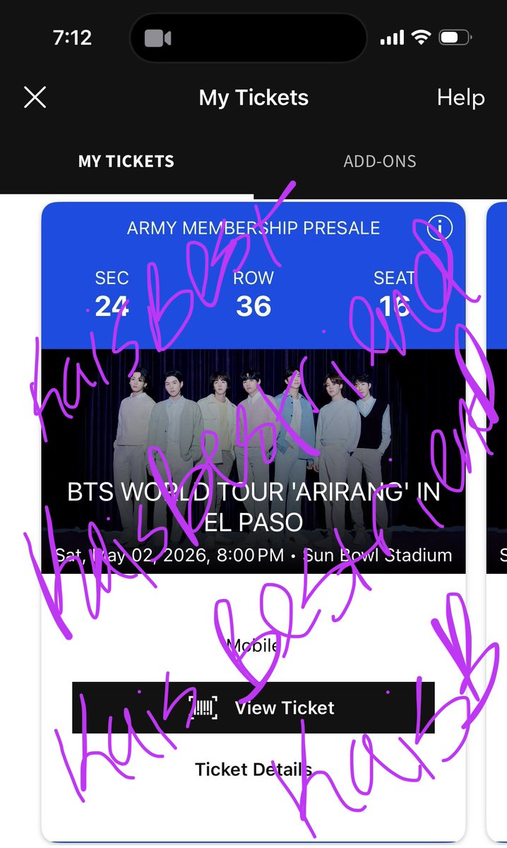 SELLING 3 EL PASO 2/5 TICKETS 📍 SUN BOWL STADIUM 🎟️ SEC24