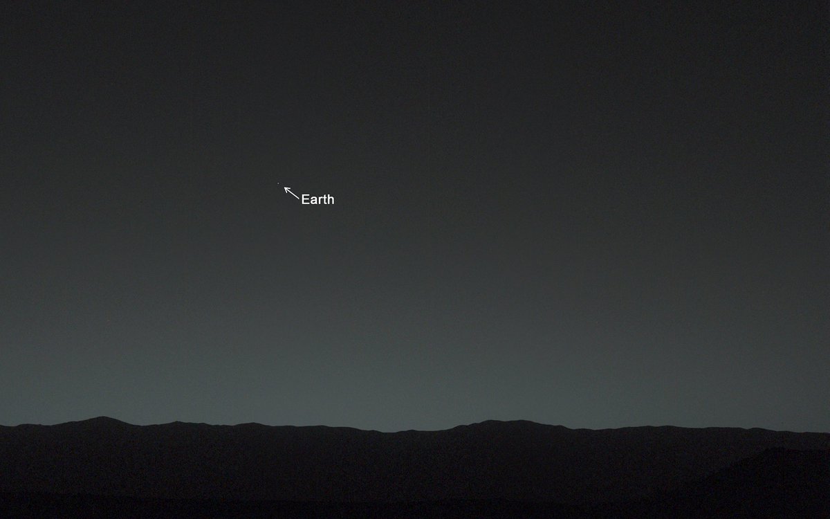 A view of Earth from Mars. Two among hundreds of billions of planets and stars in the Milky Way galaxy, which is one of trillions in a 14.5-billion-year-old, ever-expanding universe.

As tiny as our planet seems, there are still groups of elite inhabitants who continuously
