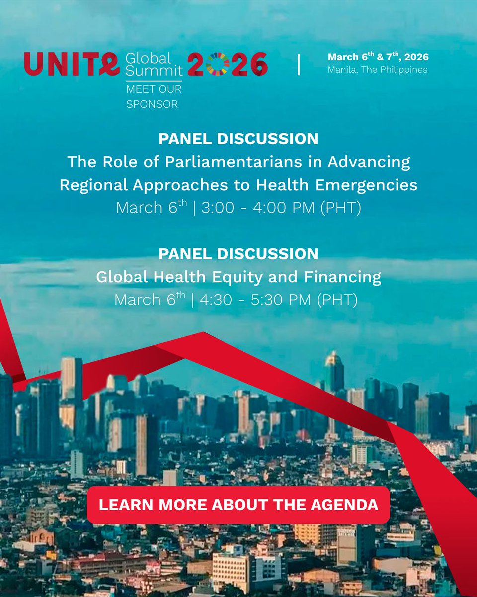 ahfinstitute's tweet photo. 📢 Strong partnerships power global change.
In @AIDSHealthcare we’re proud to collaborate at #UGS2026 — advancing bold conversations on health equity, financing, and regional leadership.
#UNITEGlobalSummit #ItsTimeToUNITE
@jorgesaavedramx
Join the conversation https://t.co/M7yM8JMcqr