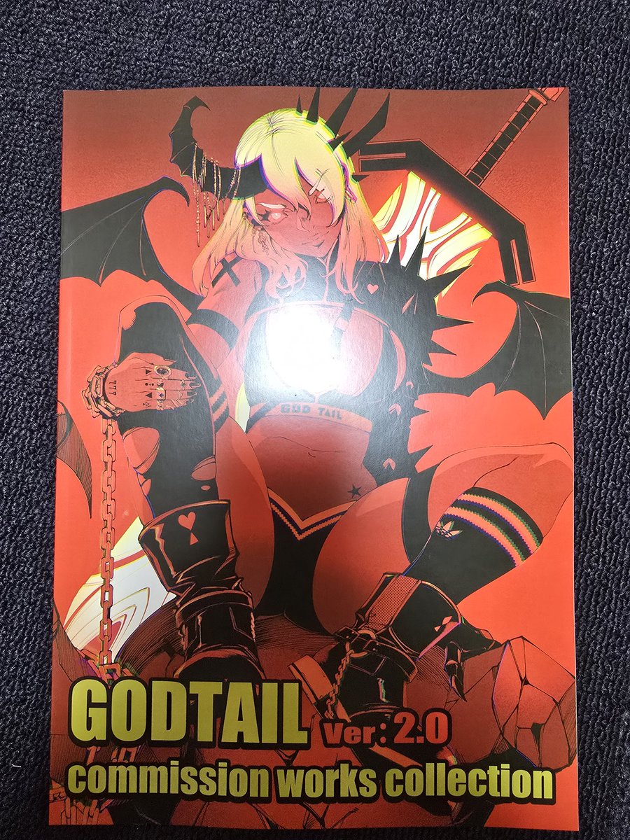 大阪ポップコン にてGODTAIL先生のアートブックとスパイダーグウェンの