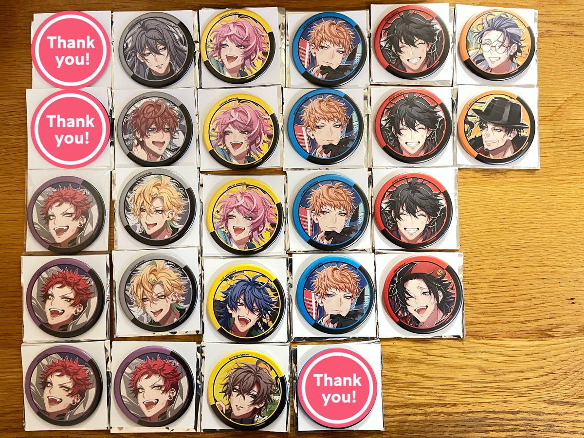 交換】ヒプノシスマイク ヒプマイ リバイバル 缶バッジ 譲→空却4、寂