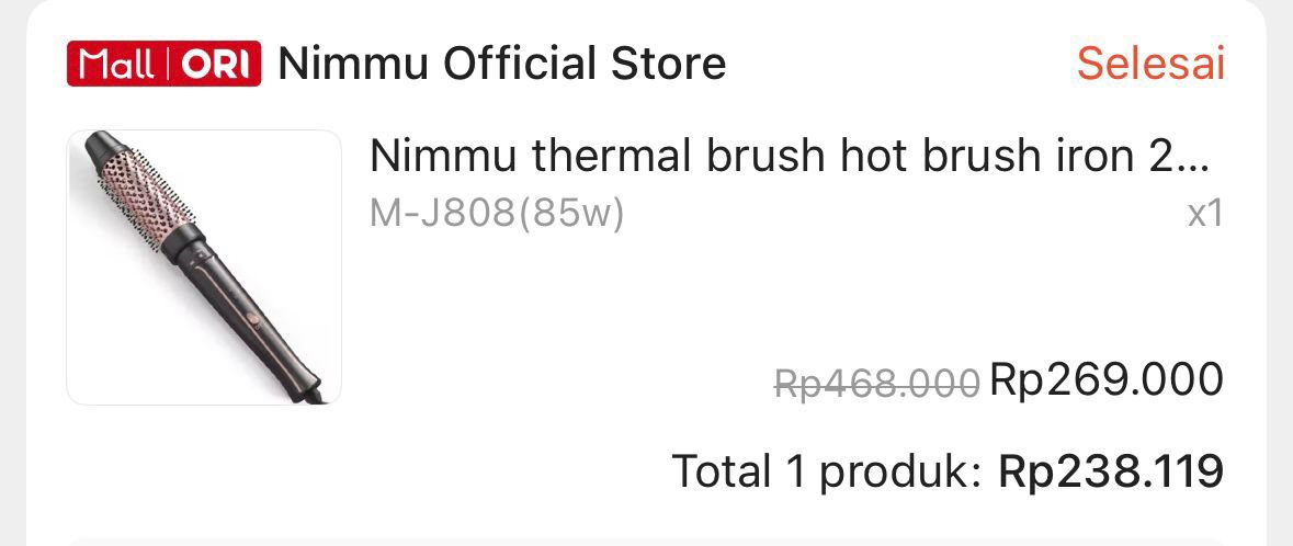 BlGFATHERO's tweet photo. Nimmu thermal brush hot brush (no curly)
-berfungsi dgn sangat baik
-with box
-pemakaian 3x pakai
jual harga Rp200k https://t.co/lR3gPN7gR3