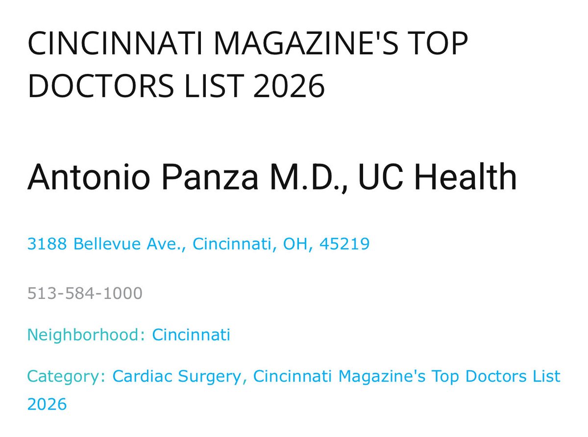 UCMC Department of Cardiothoracic Surgery tweet media