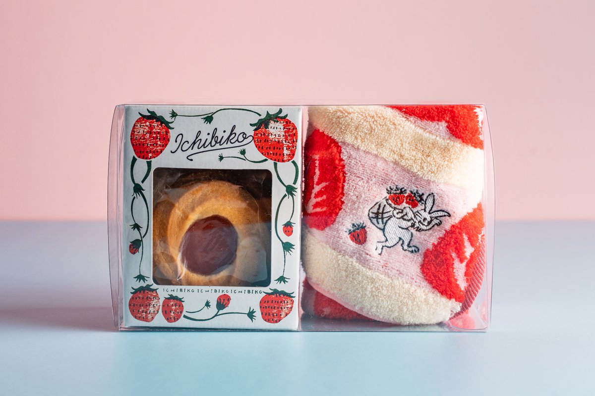 3月15日(日)「いちごの日」 ロゴハンカチセット再販&新柄登場の