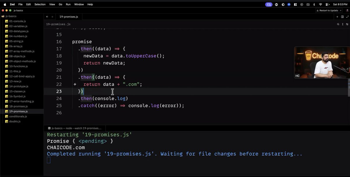 ninad_rajan's tweet photo. Ended the session with a fun KBC-style quiz on MasterjiApp 🎯

Learning + competition = best combo 😄
#LearningInPublic #JavaScript #AsyncJS #ChaiCode #WebDevCohort https://t.co/Eu1V0sZhyP
