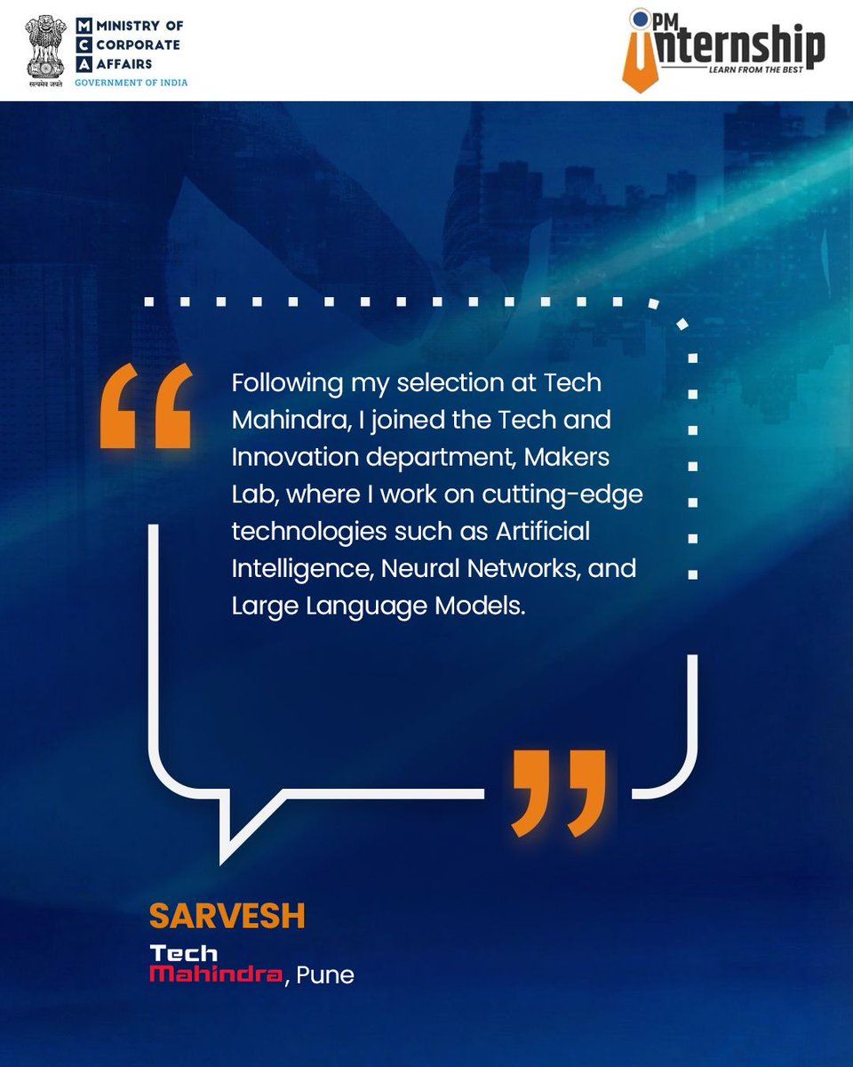 PM Internship Scheme tweet media