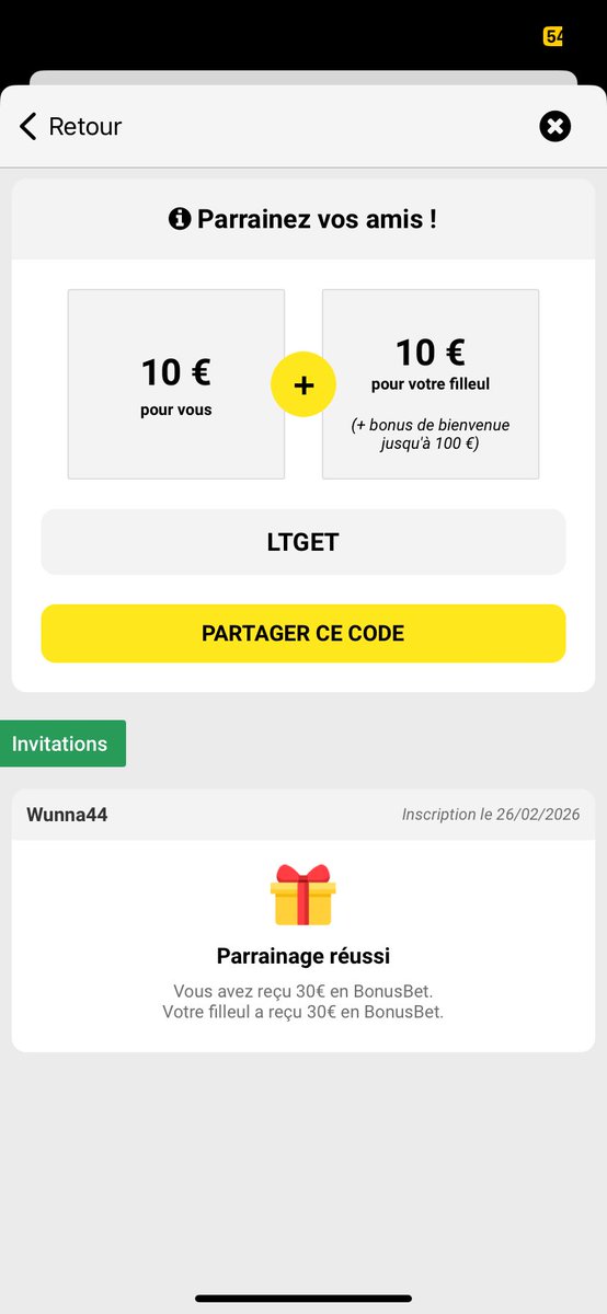 BORZprono's tweet photo. Code Unibet - LTGET 

Code Betclic - SKILE1F4 https://t.co/qqRDoE6Rab