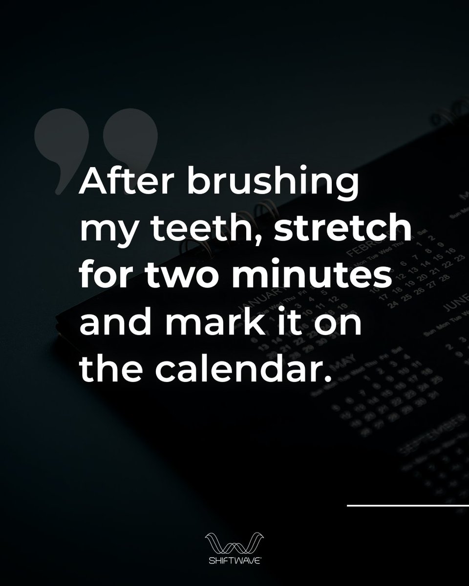 shiftwavepro's tweet image. Consistency is designed, not “willed.”
Make it small enough to finish daily, attach it to a routine you already do, and give yourself a clear “done.”
Momentum follows.

#Routine #SelfDiscipline #Motivation #PersonalGrowth #AtomicHabits #HealthyHabits #LifestyleDesign #StartSmall