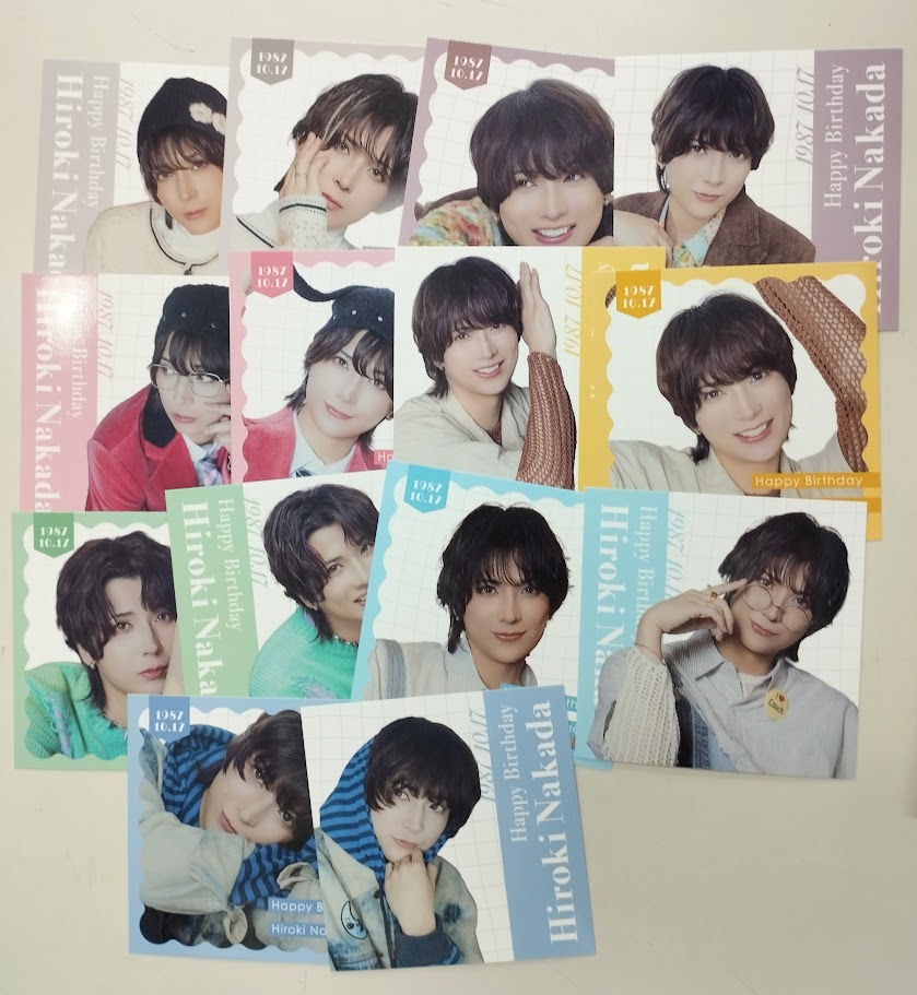 入荷情報】 仲田博喜さん ブロマイド、ましかくカード、アクリル