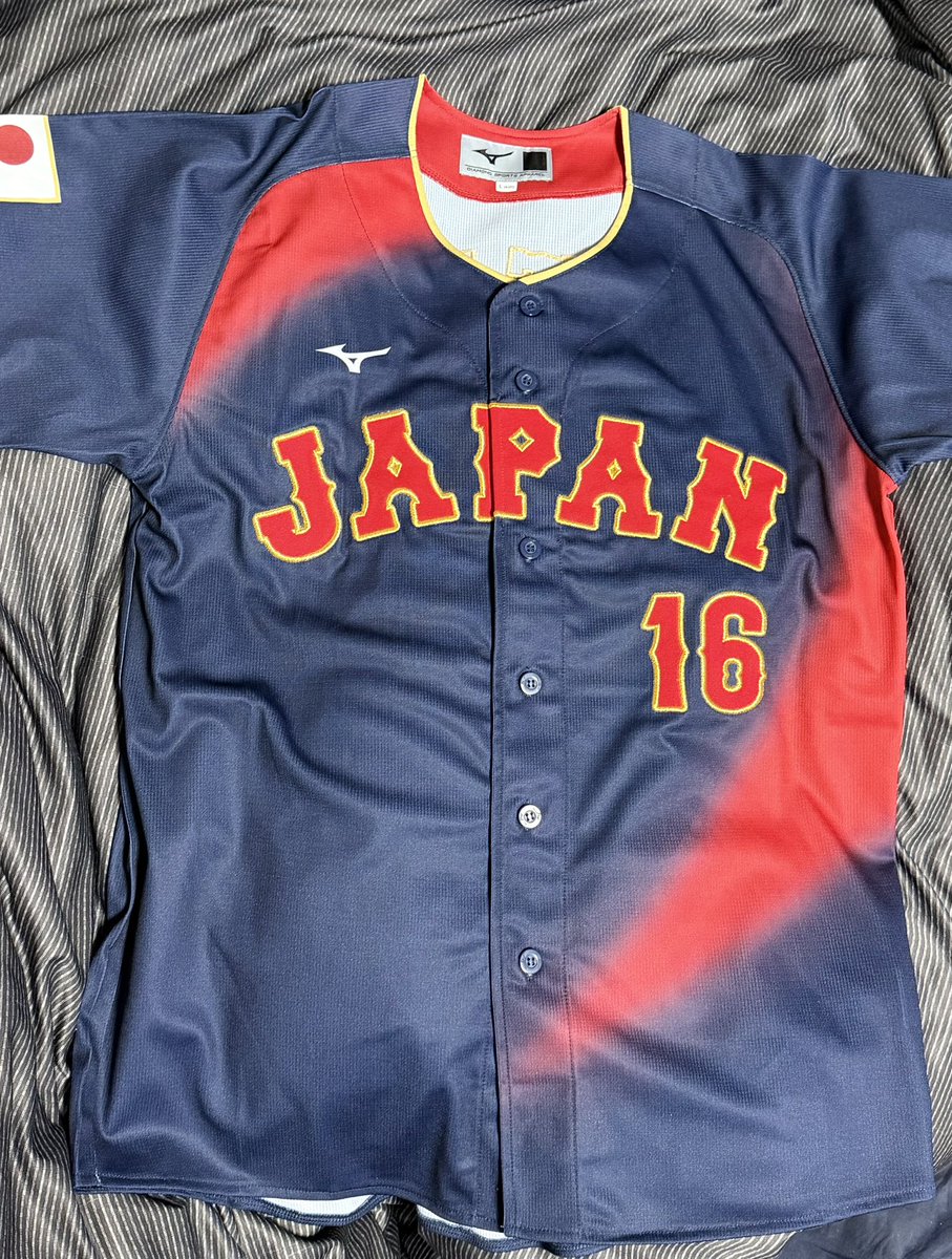 WBC日本代表大谷翔平レプリカユニフォーム届いたー👏👏👏 2023年の
