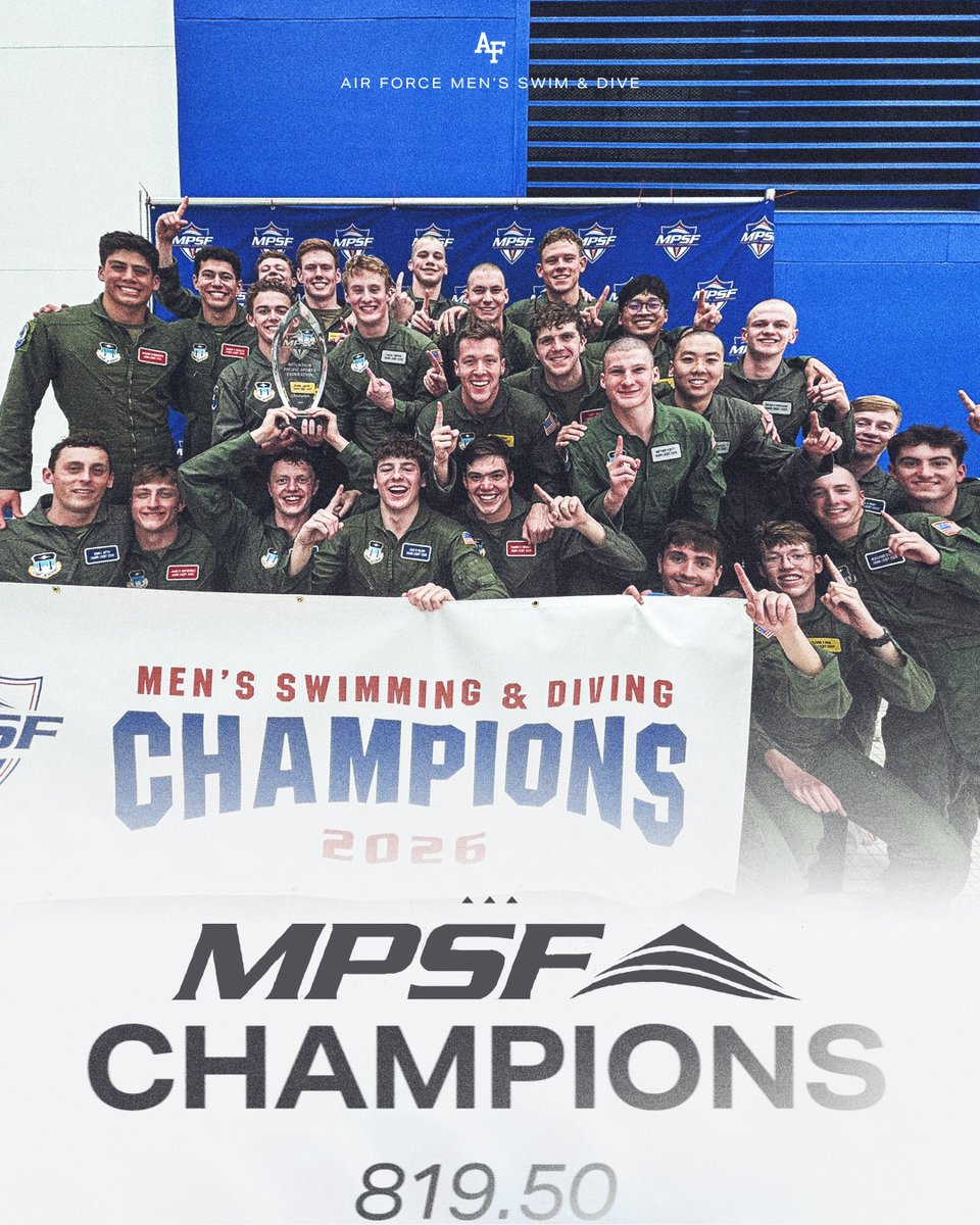 Air Force Men's Swim & Dive tweet media