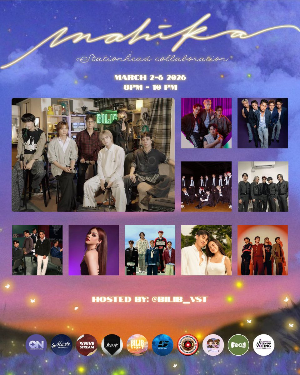 BILIB_VST's tweet image. 𝓸𝓱 𝓪𝓷𝓸 𝓫𝓪'𝓷𝓰 '𝔂𝓸𝓷𝓰 𝓜𝓐𝓗𝓘𝓚𝓐 🪄⊹₊⟡⋆

Samahan niyo kami sa 5 gabing puno ng Mahika at musika! ✨

📅 March 2–5 | 8PM–10PM

🌟 Grand Collaboration
📅 March 6 | 8PM–11PM

Kita-kits sa stream! 
🔗 stationhead.com/bituinvst

@bilib_official
#BILIB #BILIB_MAHIKA
