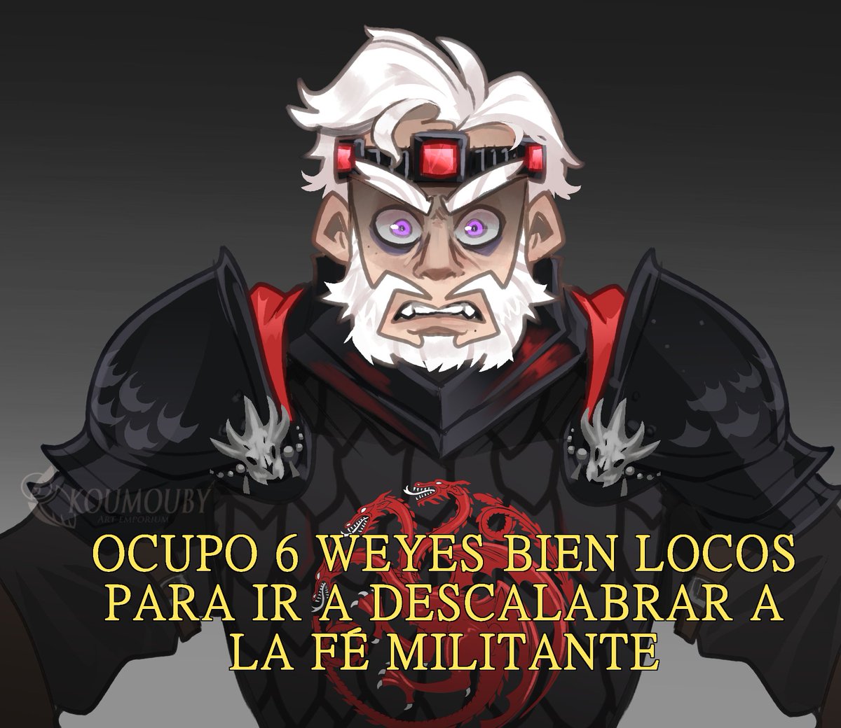 koumouby's tweet photo. Juicios de 7 be like:

#AKOTSK #Dunk #fireandblood #Maegor https://t.co/OE2N5Y6aBx