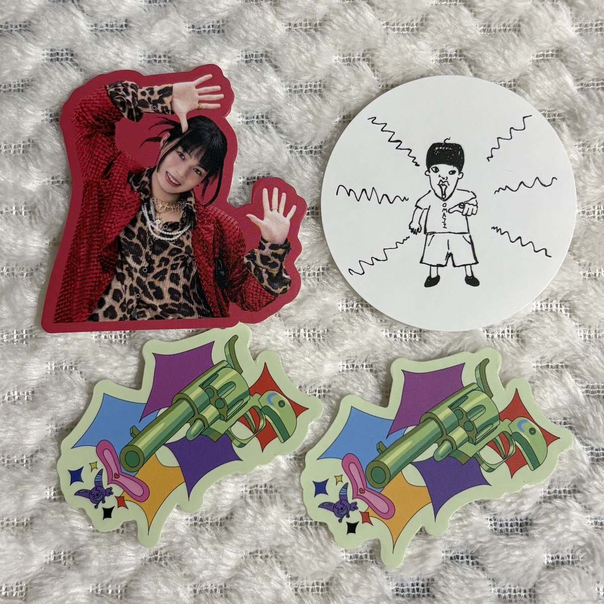 龍宮城 ステッカー 交換 【譲】 ITARU ピストル×2 けいごくんのキャラ