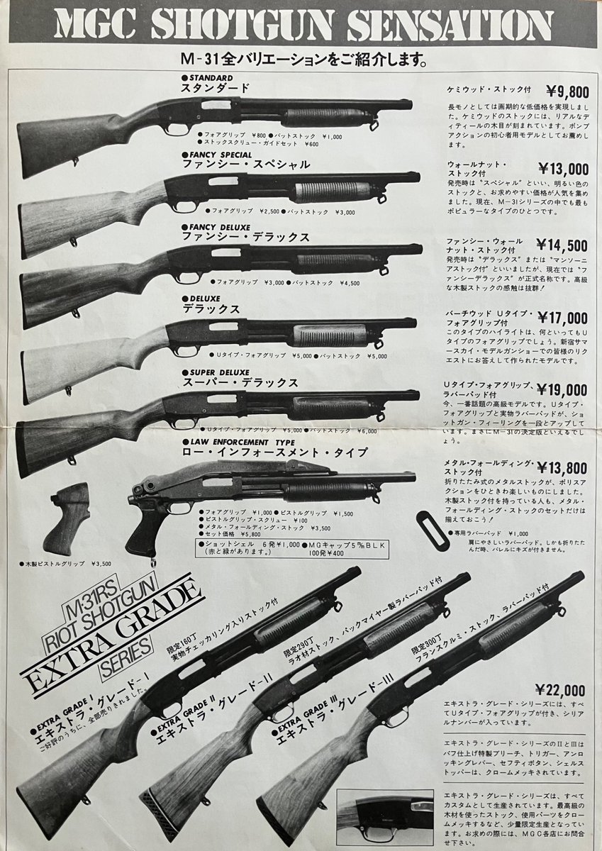 MGC Remington Model 31 RIOT SHOTGUN #31の日 #MGC #モデルガン