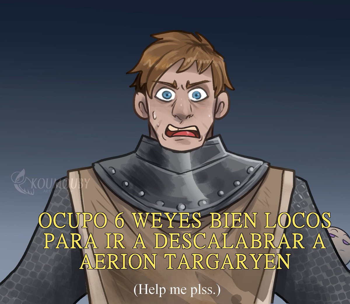koumouby's tweet photo. Juicios de 7 be like:

#AKOTSK #Dunk #fireandblood #Maegor https://t.co/OE2N5Y6aBx