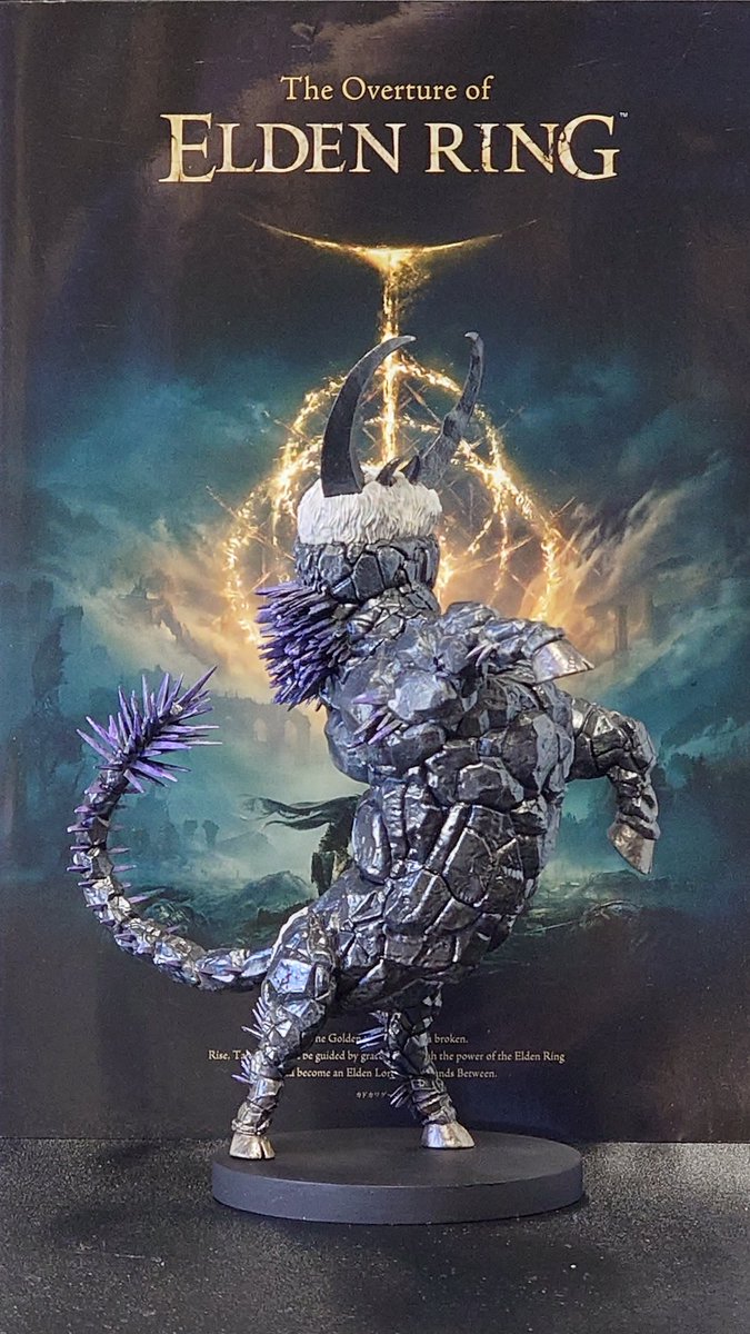 芽児さん(@GAZI_55114)原型の 降る星の成獣のガレージキット完成