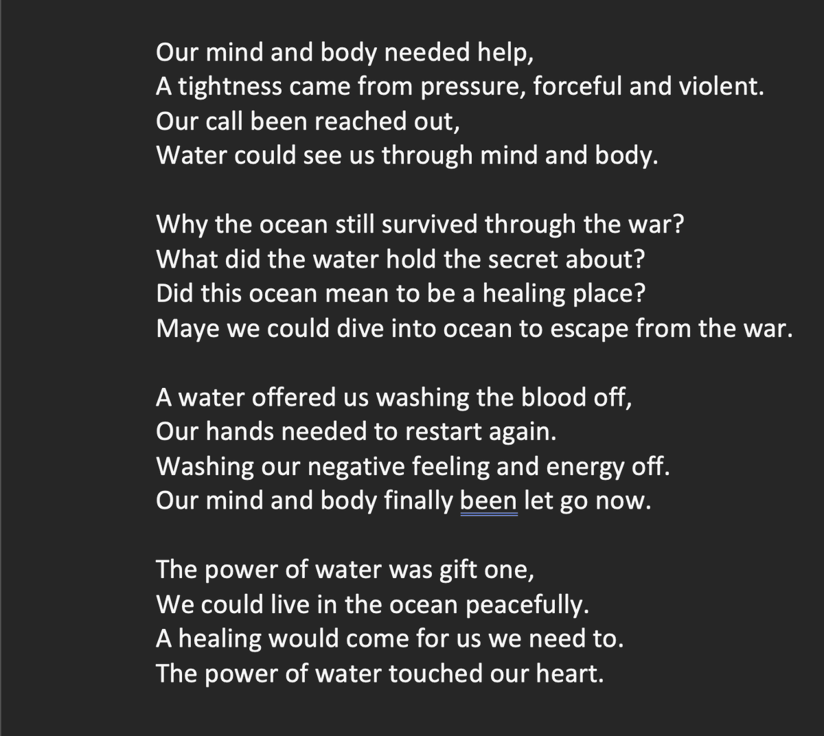 My next late entry for Sumikage Week, Day !         

Day Seven prompt: Ocean!  

Whew, I managed to finish Sumikage Week before midnight started in March! I love the water; it fits me. Plus, the color could be Sumikage's! 

#sumikageweek2026