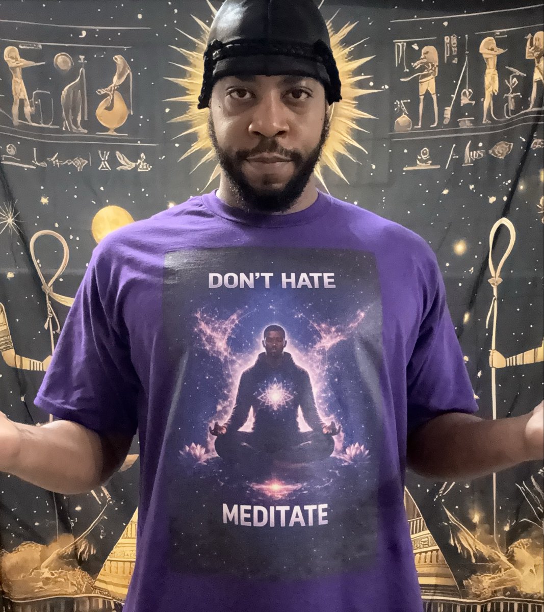 GalacticHuman89's tweet photo. Growth changes your tolerance.
Don’t hate. Meditate. 🧘🏾‍♂️ https://t.co/vgrZsMDerW