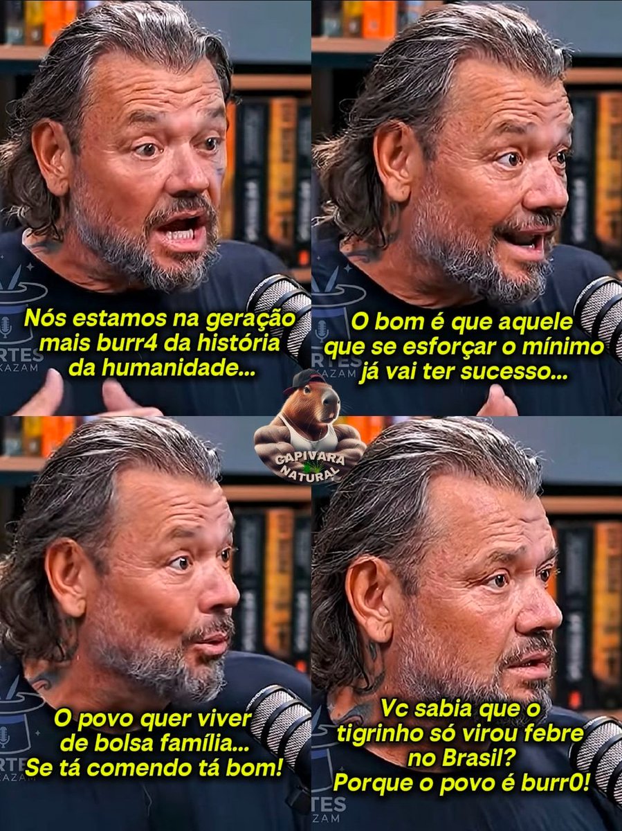 Tem gente que se incomoda quando alguém fala isso.
Mas olha ao redor.
