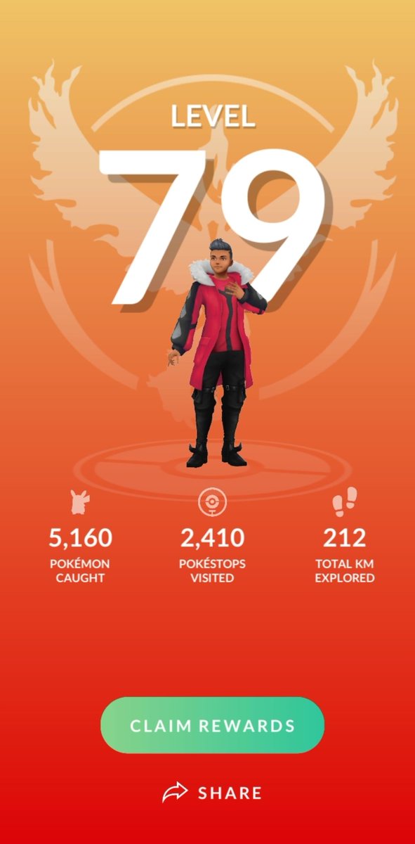 GioPM16's tweet photo. Let's go one more to go 😀 #PokémonGo #Roadto80 https://t.co/1ygUpi8Rd3