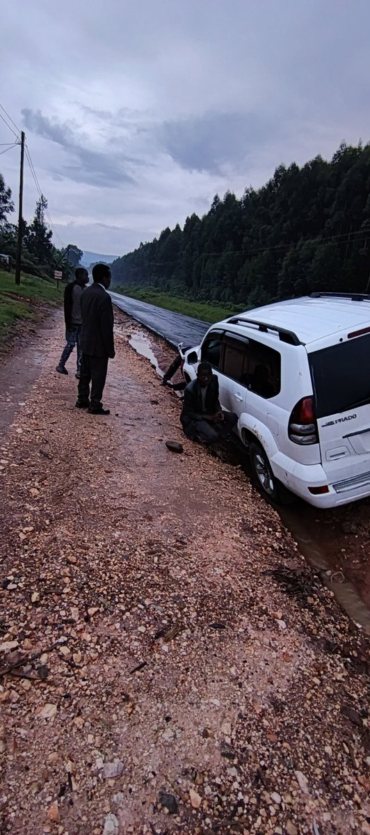 ReubenKigame's tweet photo. Narrowly escaped death at 5:00 AM this morning because of careless overtaking and speeding of the Easy Coach bus along the Kapsabet-Chavakali road. We had to swerve to avoid a head-on collision, landing us in a ditch. The contractor, county and highways authority are responsible for the condition of the road at Shiru where the incident occurred. Praise be to God who has spared our lives and many thanks to Mr Manasseh Kijo and his young men that helped us out of that ditch. Glad to be able to proceed with my journey to speak at University of Eldoret.