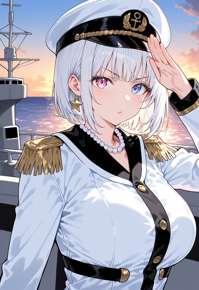 renkty325's tweet photo. 海軍　ん　古くさい軍服？
昔の軍服見たい！

#DaysAI #AIイラスト https://t.co/3TwIo7OTGG