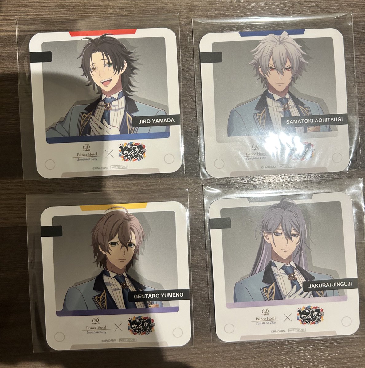 交換募集】ヒプマイ プリンスホテル コースター 譲 二郎.左馬刻.幻太郎