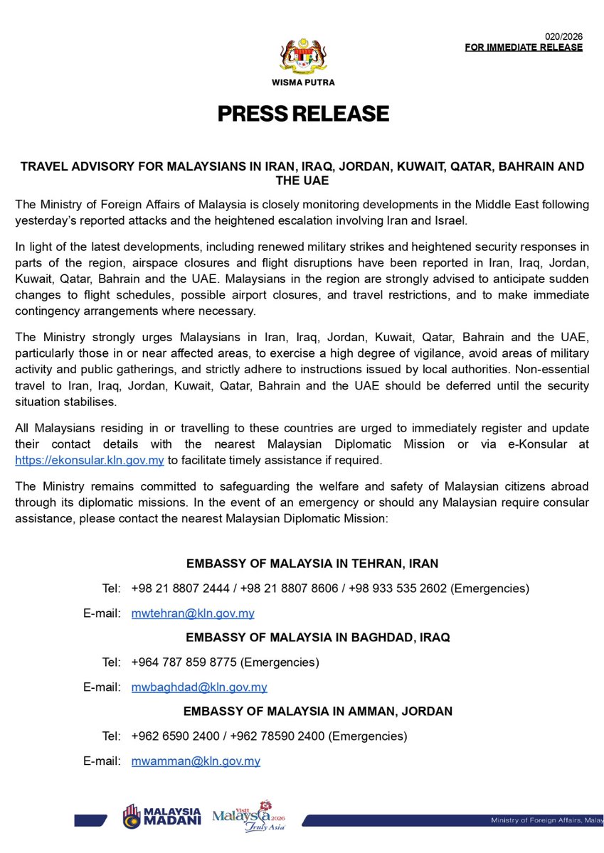 Wisma Putra tweet media